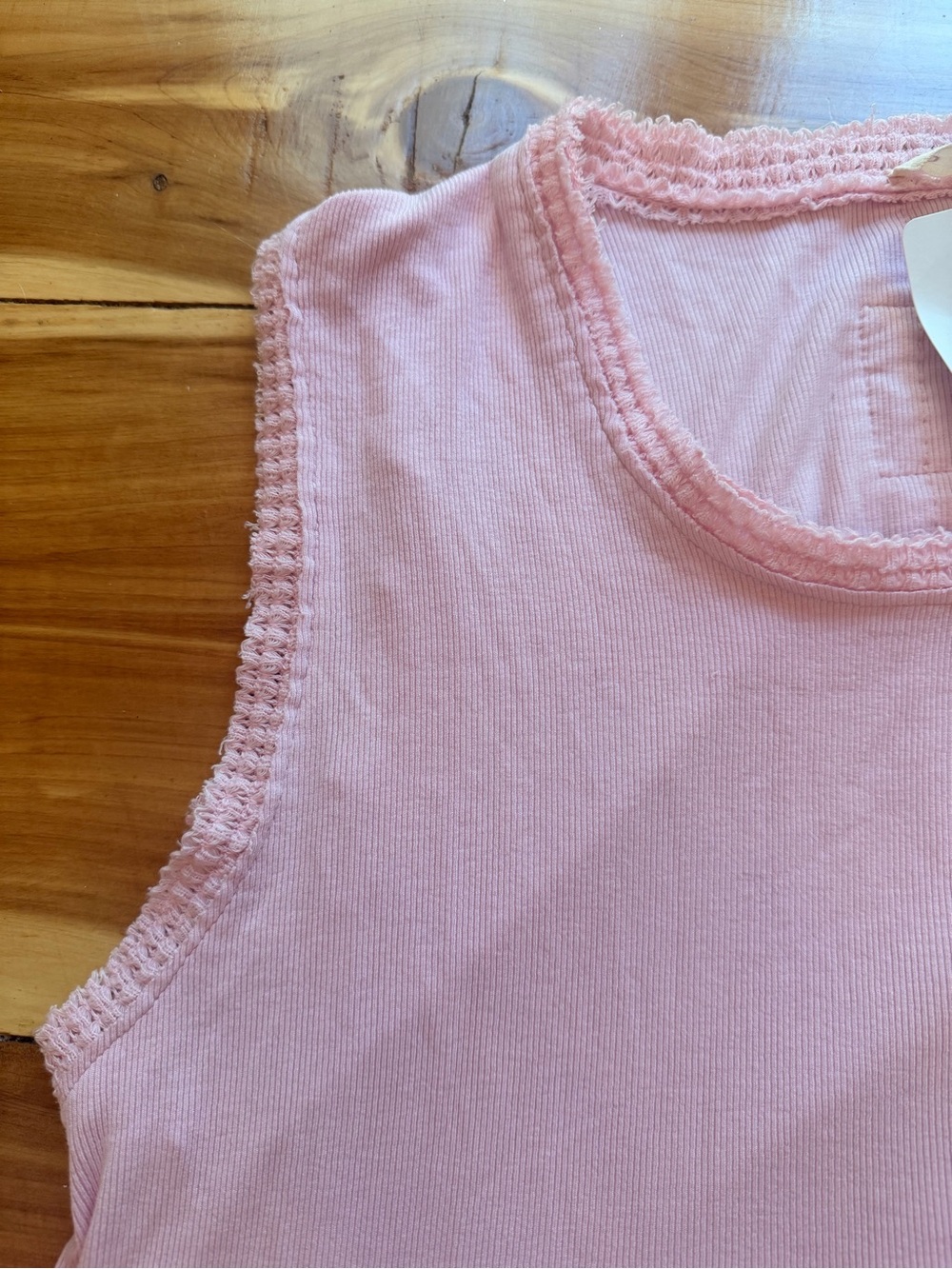 POL Pink Sleeveless Ruffled Tank Top - Picture 3 of 8